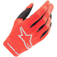 Alpinestars Youth Radar Textile Gloves - Mars Red / Black