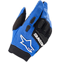 Alpinestars Youth Full Bore Textile Gloves - Blue / Black