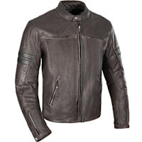 Oxford Holton Leather Jacket - Brown