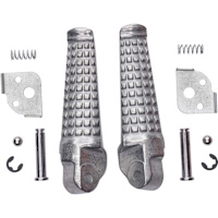 Bike It OEM Rear Silver Footpegs - Suzuki GSX-R1000/R600/R750