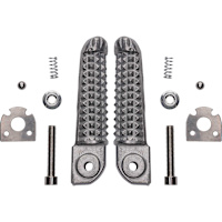 Bike It OEM Rear Silver Footpegs - Yamaha YZF-R1 / YZF-R6