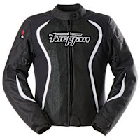Furygan Ladies Odessa Vented 3in1 Textile Jacket - Black / White
