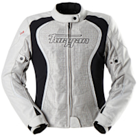Furygan Ladies Odessa Vented 3in1 Textile Jacket - Pearl / Black