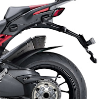 Pyramid Hugger Extension Matt Black - Ducati Multistrada V4 Pikes Peak (21-)