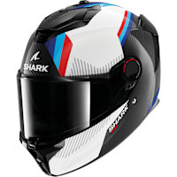 Shark Spartan GT Pro Carbon - Dokhta Carbon White / Blue / Red