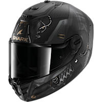 Shark Spartan RS Carbon - Xbot Matt Black / Anthracite / Gold