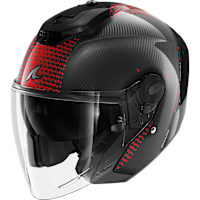 Shark RS Jet Carbon - Ikonik Carbon / Red Chrome