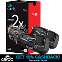 Cardo Freecom 2X Bluetooth Intercom - Duo