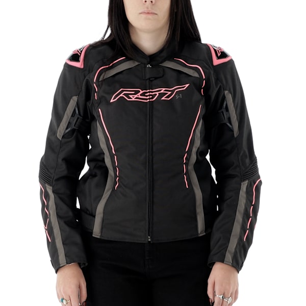 RST S-1 Giacca Tessile Moto Donna, Mesh E Impermeabile, Con Protezioni Omologate, Nero - 2