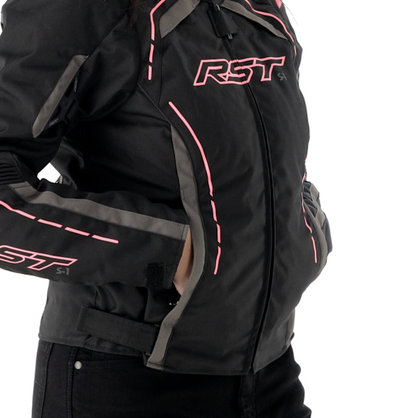 Giacca Moto Tessile RST S-1 Donna - MaxTex, Impermeabile E Traspirante Con Protezioni