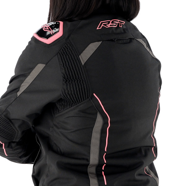 RST S-1 Giacca Tessile Moto Donna, Mesh E Impermeabile, Con Protezioni Omologate, Nero - 3