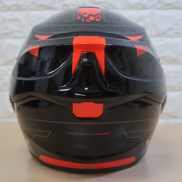 Scorpion Exo-Tech Evo - Traveller Gloss Black / Red - L : 59 - 60