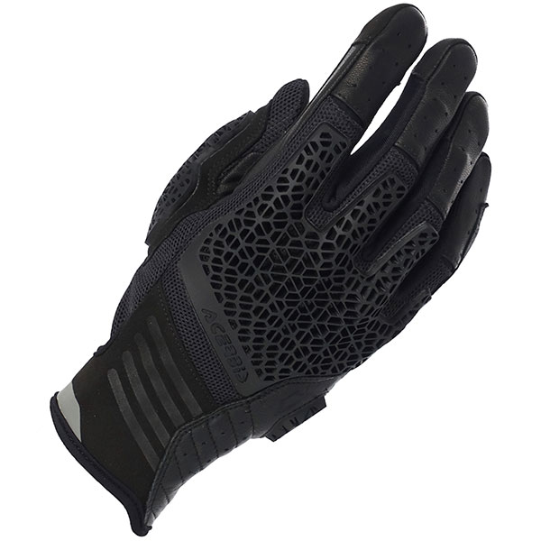 カタリスト| CROSS LEATHER GLOVES '25レザーグローブ Acerbis Crossover Gloves - Black - FREE UK DELIVERY