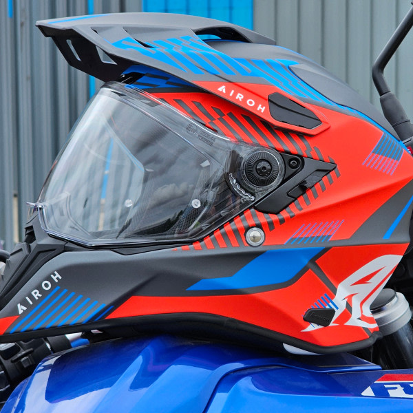 Airoh Commander - Boost Matt Red / Blue - FREE UK DELIVERY