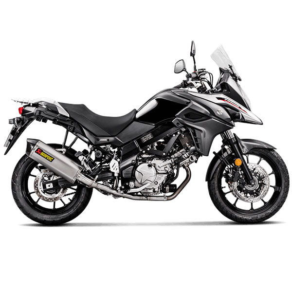 S-S10SO18-HAFT - Exhaust Muffler Akrapovic Titanium Suzuki V-STROM