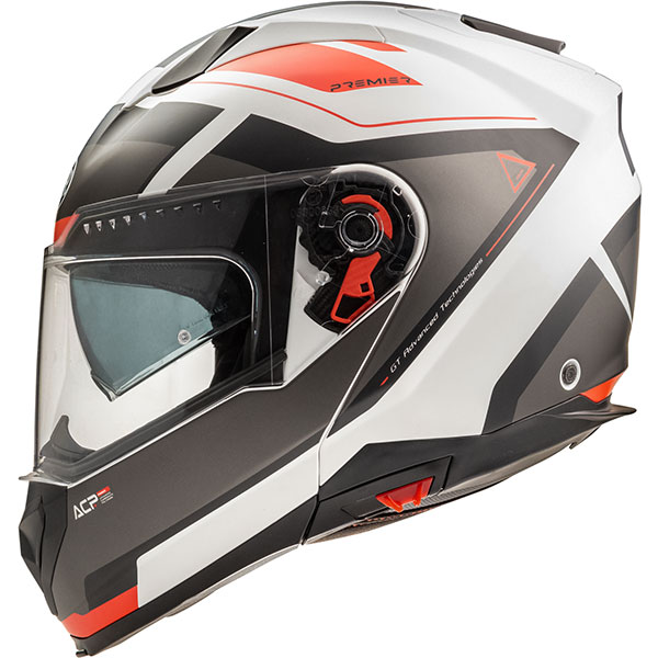 Premier Hyper BP6 BM Motorradhelm Unisex – Mit Waschbarem Innenfutter, Pinlock-Visier & 5 Jahre Garantie