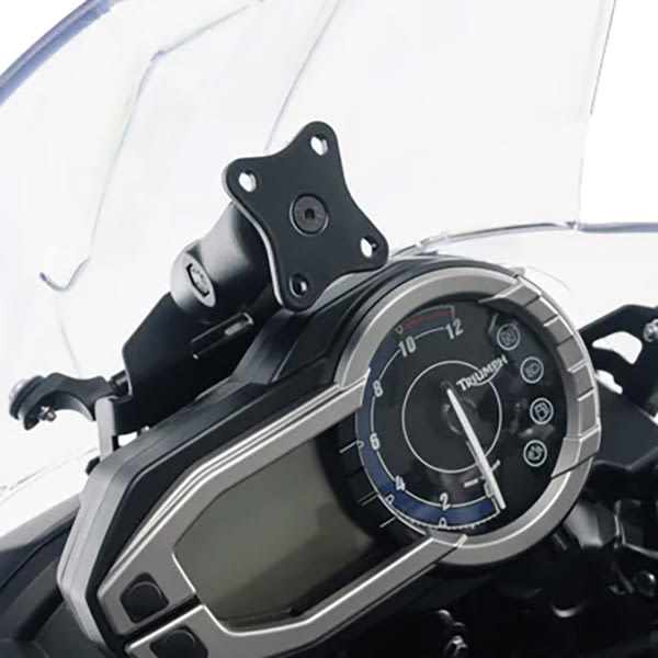SW-MOTECH Supporto Faro Per Triumph Tiger 1200 Explorer (11-15) - Nero Acciaio - Per Fendinebbia