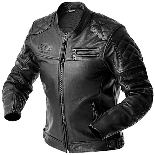 RST IOM TT Hillberry D3O CE Leather Jacket - Black - FREE UK DELIVERY
