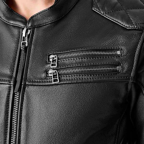 RST IOM TT Hillberry D3O CE Leather Jacket - Black - FREE UK DELIVERY