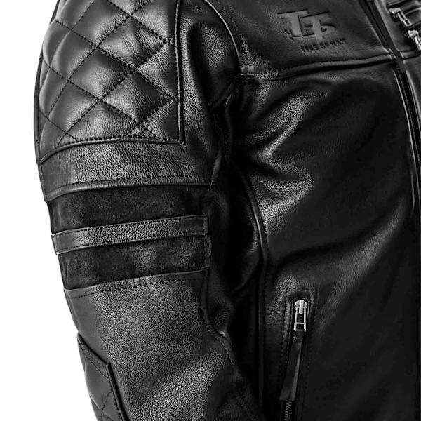 RST IOM TT Hillberry D3O CE Leather Jacket - Black - FREE UK DELIVERY
