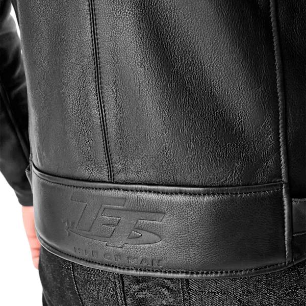 RST IOM TT Hillberry D3O CE Leather Jacket - Black - FREE UK DELIVERY