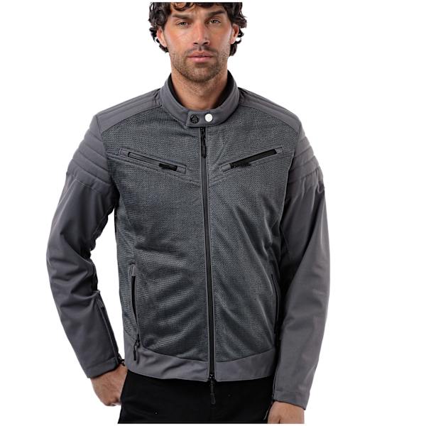 Spada Cafe Air Textile Jacket - Bullet Grey - FREE UK DELIVERY