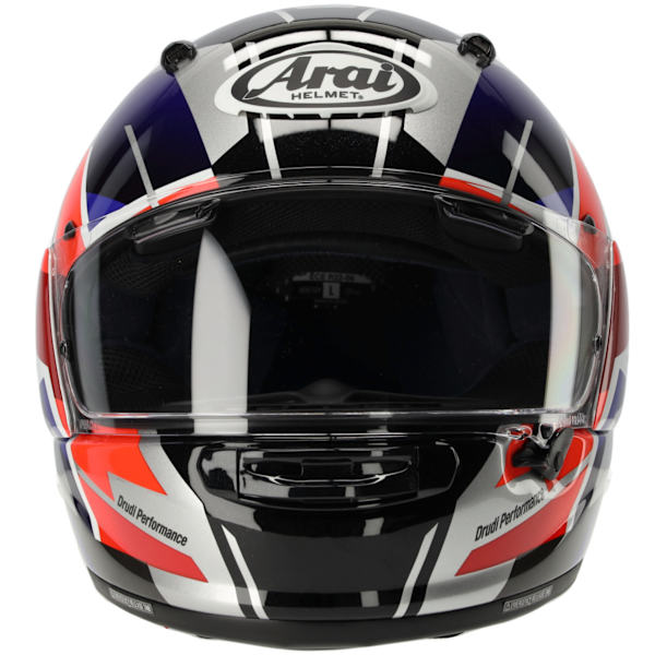 arai helmet clearance uk Triumph x Quantic Motorcycle over After Installing The Speakers Shell Flares 5 Mm Around The Opening Arai Helmets Gp-5w (White/M6 Studs)