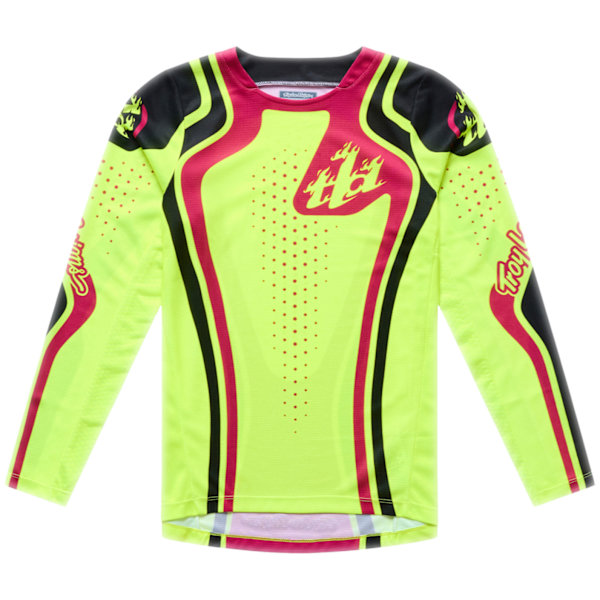 Troy Lee Designs Youth GP Pro Jersey - Roller Flo Yellow / Fuchsia