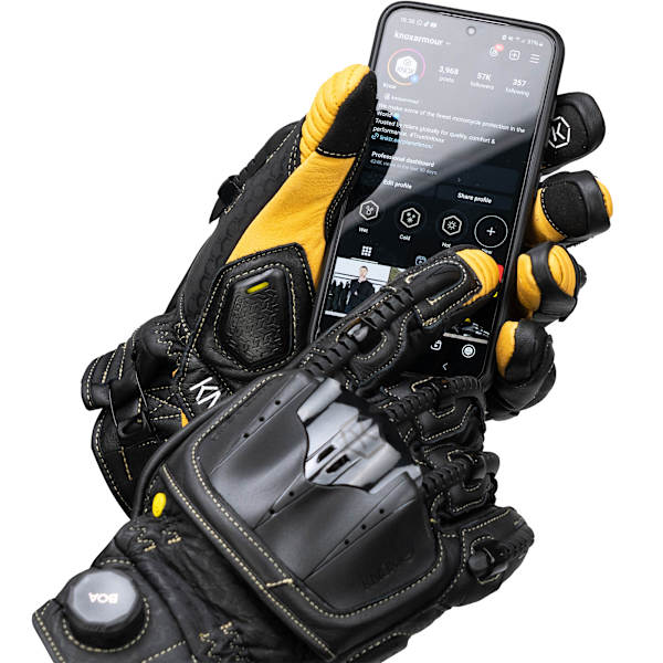 Knox Handroid POD MK5 Glove CE - Black / Sand - FREE UK DELIVERY