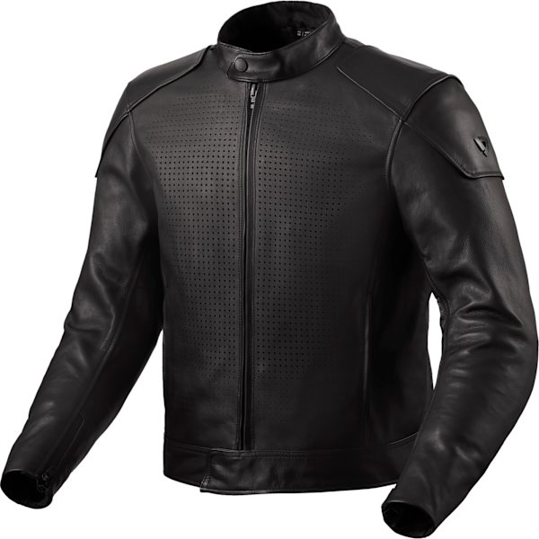 Rev'it Morgan Leather Jacket - Black - FREE UK DELIVERY