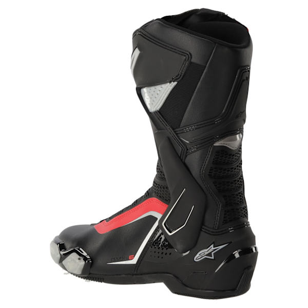 Alpinestars SMX-6 V3 Boots - Black / Silver / Red - FREE UK DELIVERY