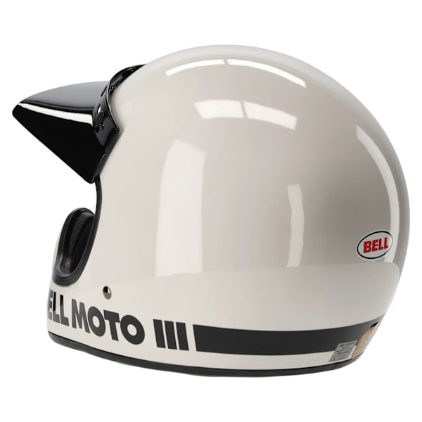 Bell Moto-3 - Classic White - FREE UK DELIVERY