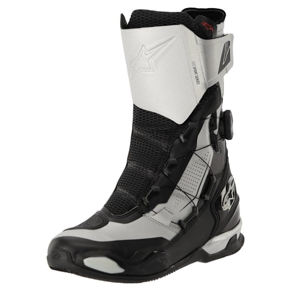 Alpinestars SP-X Boa Boots - Black / Silver - FREE UK DELIVERY