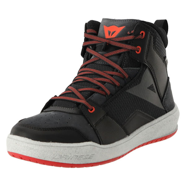 Dainese Suburb D-WP Boots - Black / White / Red Lava - FREE UK