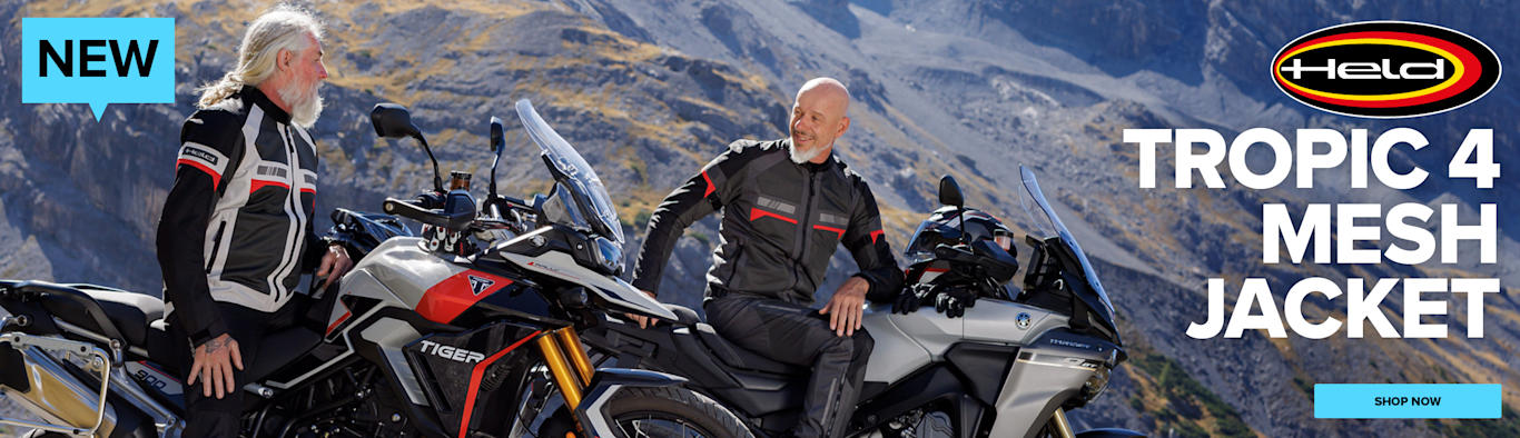 NEW! Held Tropic 4 mesh jacket and gear