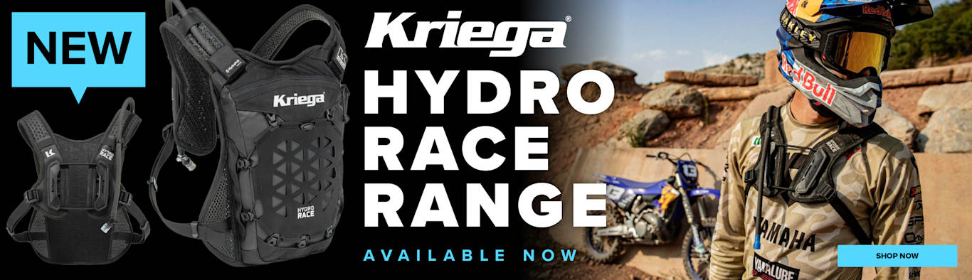 NEW! Kriega Hydro Race range. Available now!