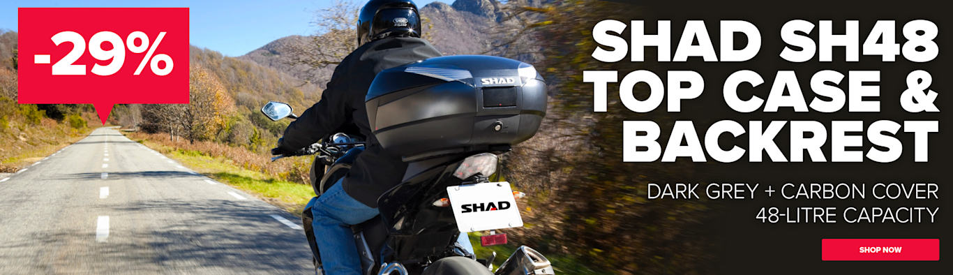 29% off SHAD SH46 Top Case & Backrest!