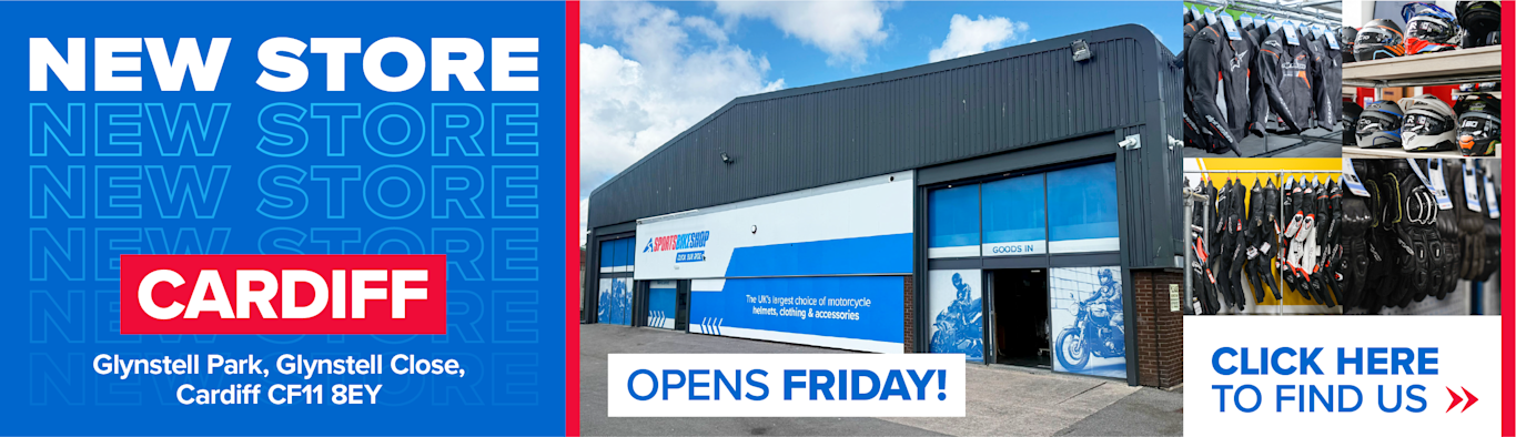 New Sportsbikeshop Cardiff store opening Friday!