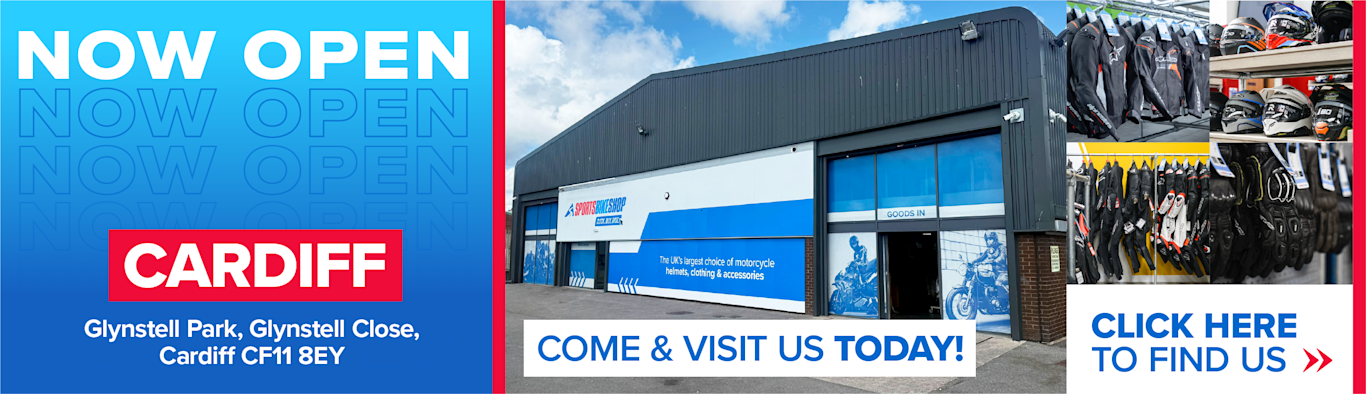 New Sportsbikeshop Cardiff store now open!