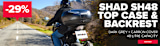 29% off SHAD SH46 Top Case & Backrest!