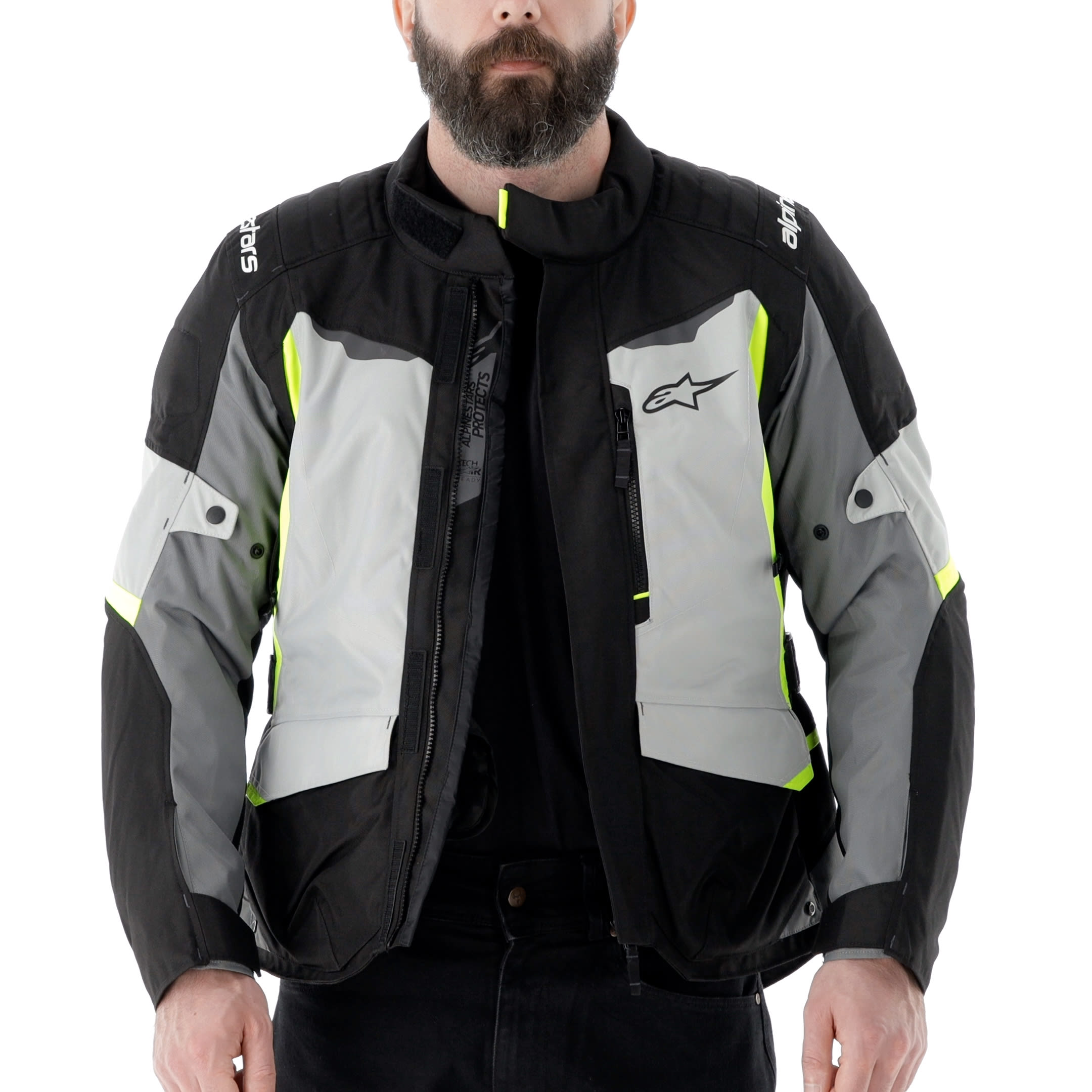 Alpinestars ST-1 Grey Black Yellow, photo 3 of 16