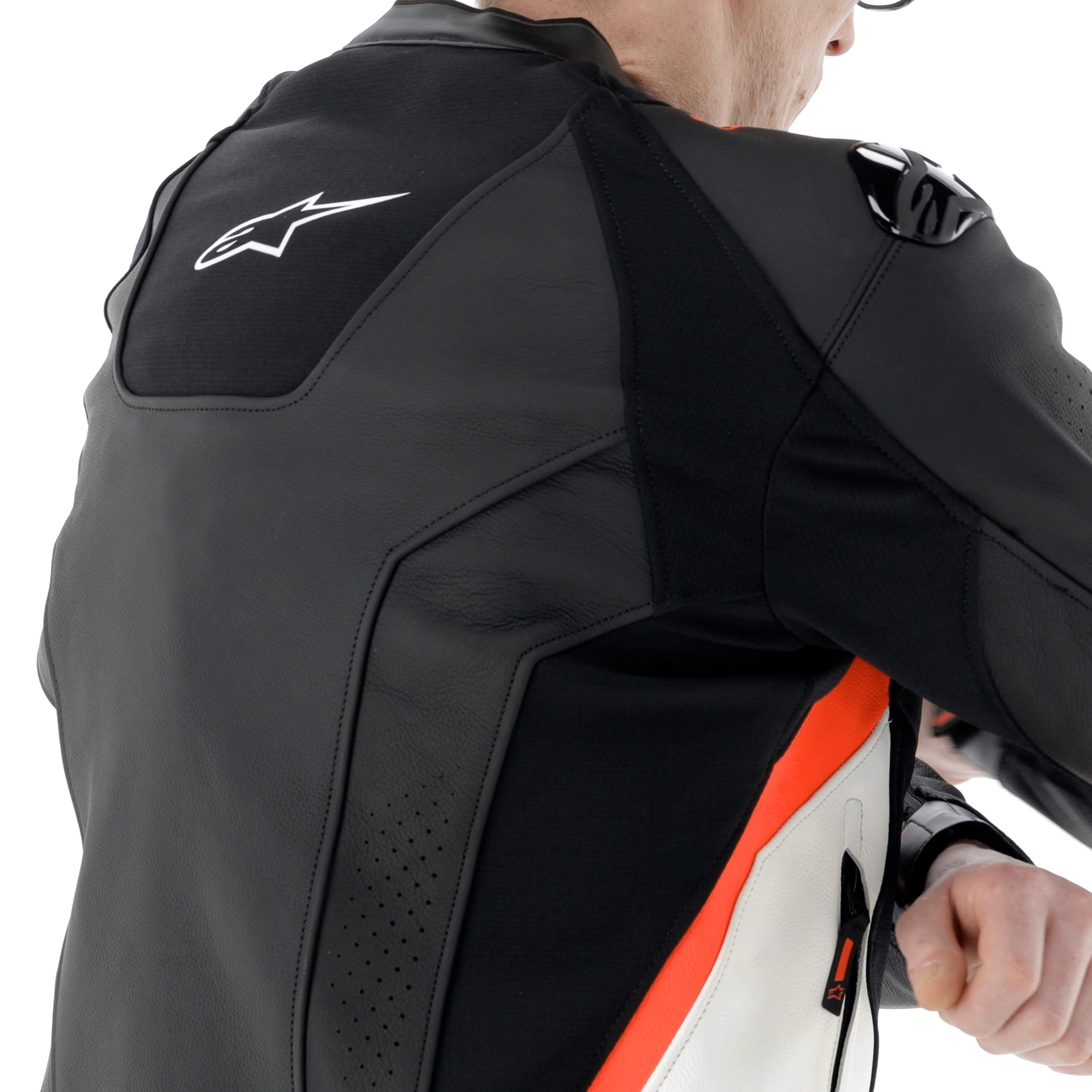 Alpinestars Missile V3 Leather Black White Red Fluo, photo 5 of 15