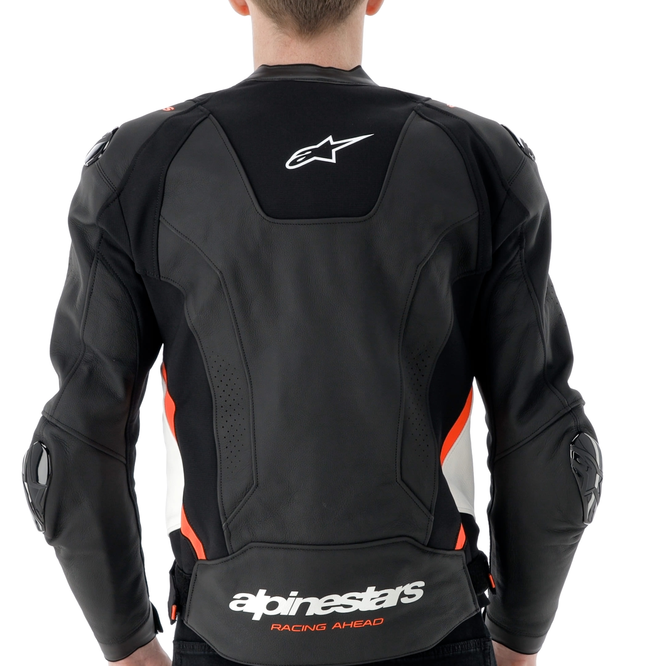 Alpinestars Missile V3 Leather Black White Red Fluo, photo 6 of 15