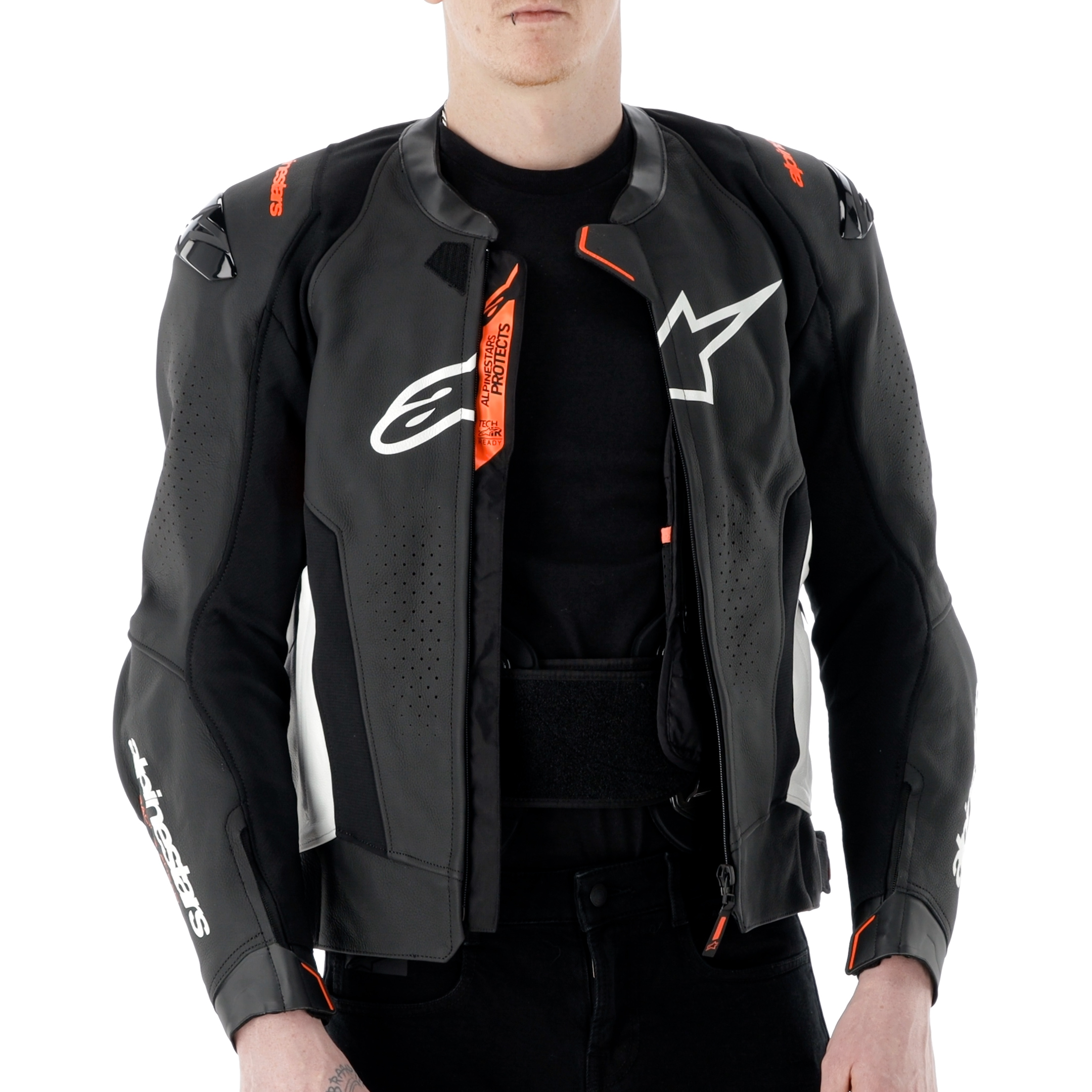 Alpinestars Missile V3 Leather Black White Red Fluo, photo 15 of 15