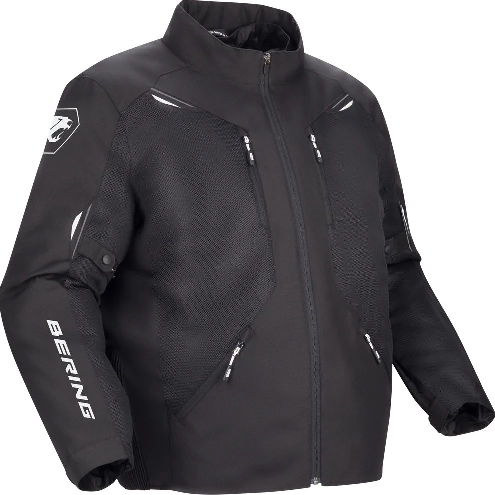 Bering Bering Brazilia King Size 3 in 1 Textile Jacket - Black / White