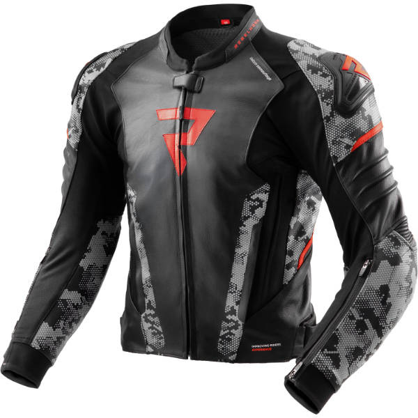 Rebelhorn Rebelhorn Veloce Leather Jacket - Camo Grey