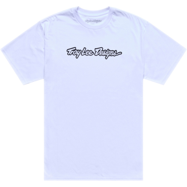 Troy Lee Designs Troy Lee Designs T-Shirt - Signature White / Black