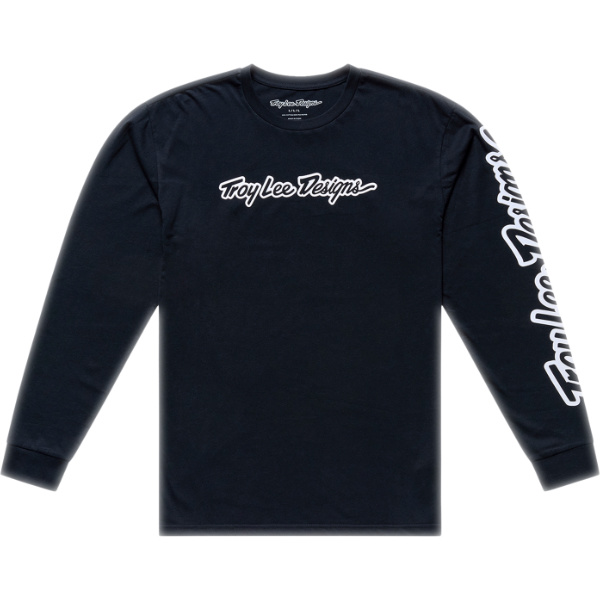 Troy Lee Designs Troy Lee Designs Long Sleeve T-Shirt - Signature Black