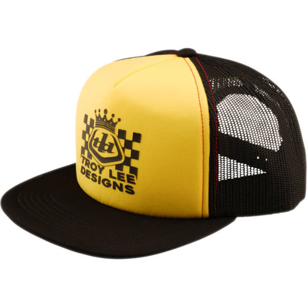 Troy Lee Designs Troy Lee Designs Trucker Snapback Cap - Friday Night Black / Gold