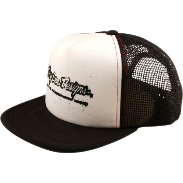 Troy Lee Designs Troy Lee Designs Trucker Snapback Cap - Repeat Black / White